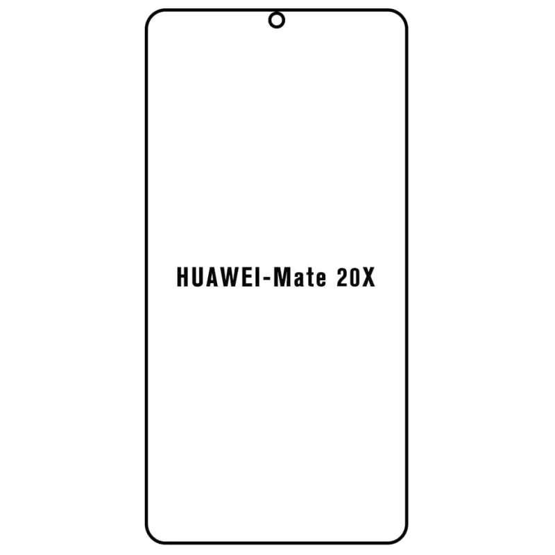 Sunshine Huawei Mate 20 X Predná Hydrogél ochranná fólia Strih: Predná 1, Typ fólie: Číra