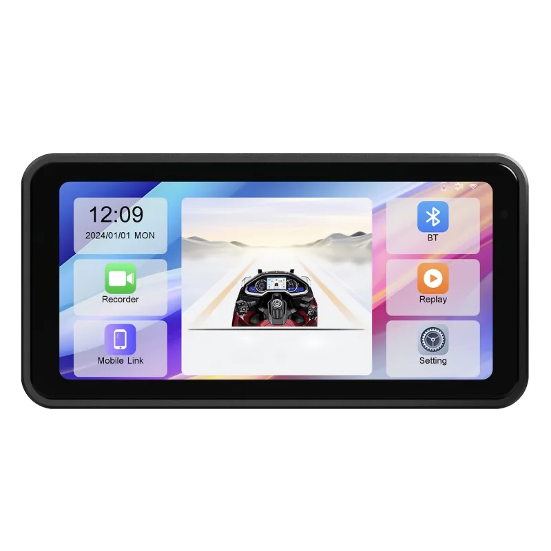 HIZPO MTC6251 6,25" Multifunkční displej pro motocykly s DVR a parkovací kamerou CHR2963