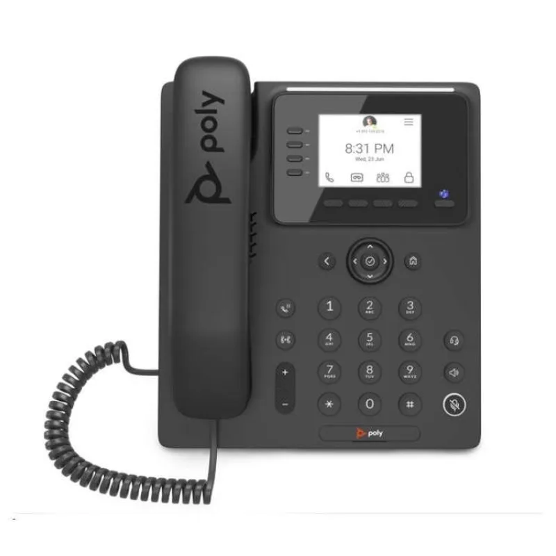 Poly CCX 350 firemní multimediální telefon, Microsoft Teams, PoE (848Z7AA#AC3)