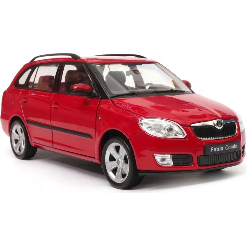 Rappa Welly auto 1:24 ŠKODA FABIA COMBI II 2009 červená