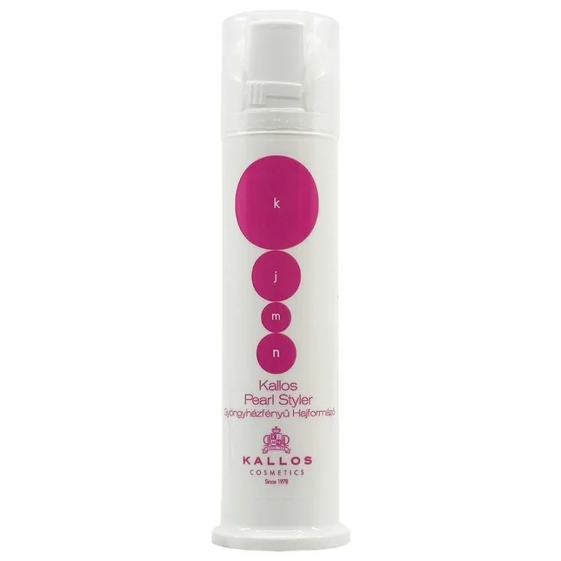 KALLOS KJMN Pearl Styler 100ml - silne tužiaci perleťový gél na vlasy