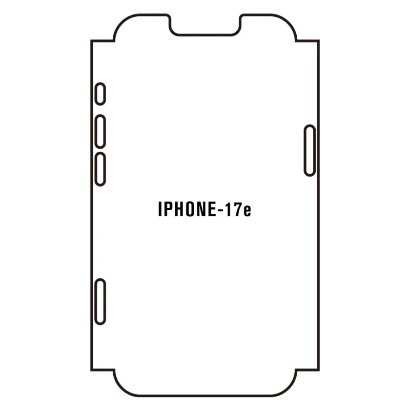 Sunshine iPhone 17e Predná Hydrogél ochranná fólia Strih: Predná časť a rám, Typ fólie: Číra