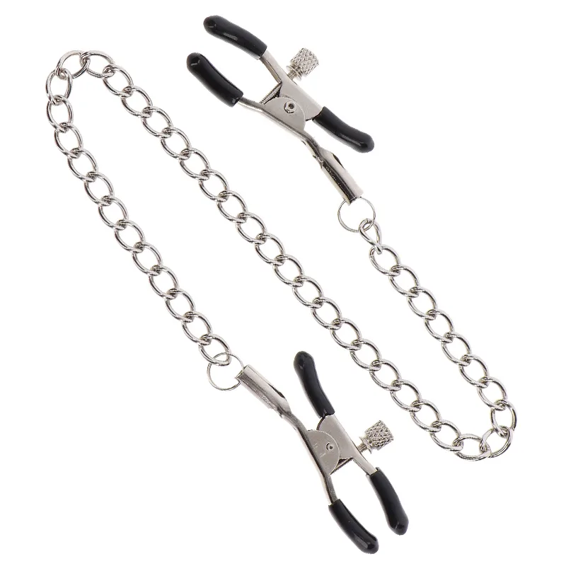 SCALA Adjustable Clamps with Chain Silver