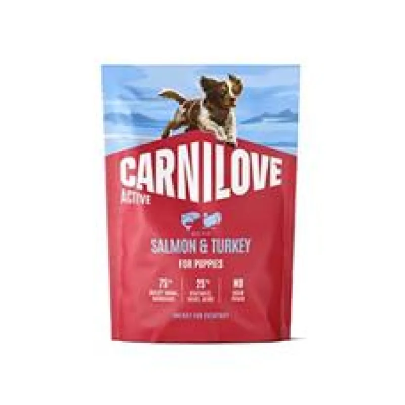 Carnilove Dog Active Dry Salmon&Turkey Puppies 4kg