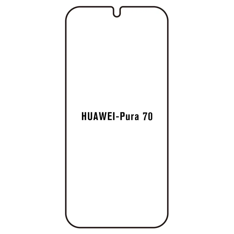 Sunshine Huawei Pura 70 Predná Hydrogél ochranná fólia Strih: Predná 2, Typ fólie: Číra