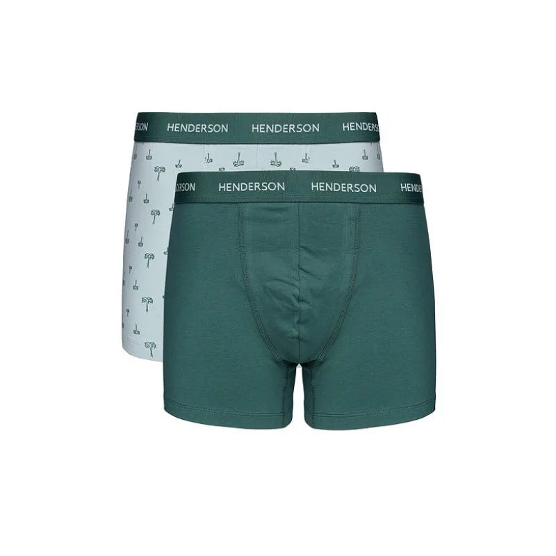 2pack pánske boxerky Blank midi zelené XXL