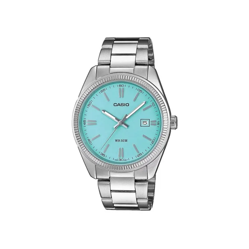 Casio Analog Tiffany Blue Silver | MTP1302D-2A2VEF - OS