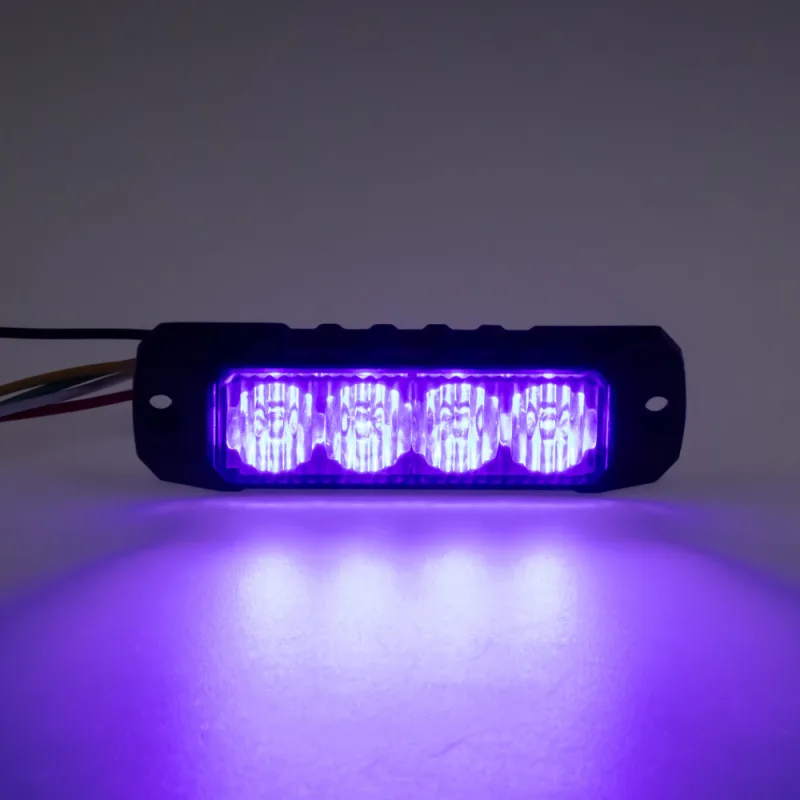 PROFI výstražné LED světlo vnější, modré, 12-24V, ECE R65 CH-040B