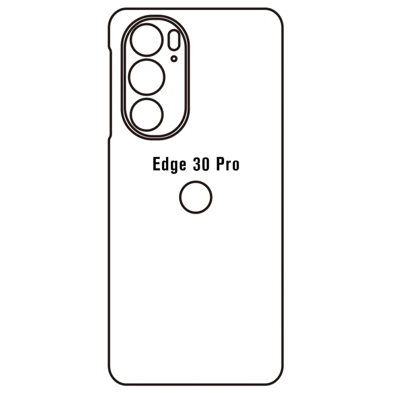 Sunshine Motorola Edge 30 Pro Zadná Hydrogél ochranná fólia Strih: Zadná časť 2, Typ fólie: Číra