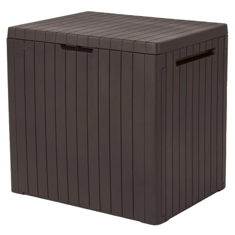 Keter City storage box 113L, hnedý
