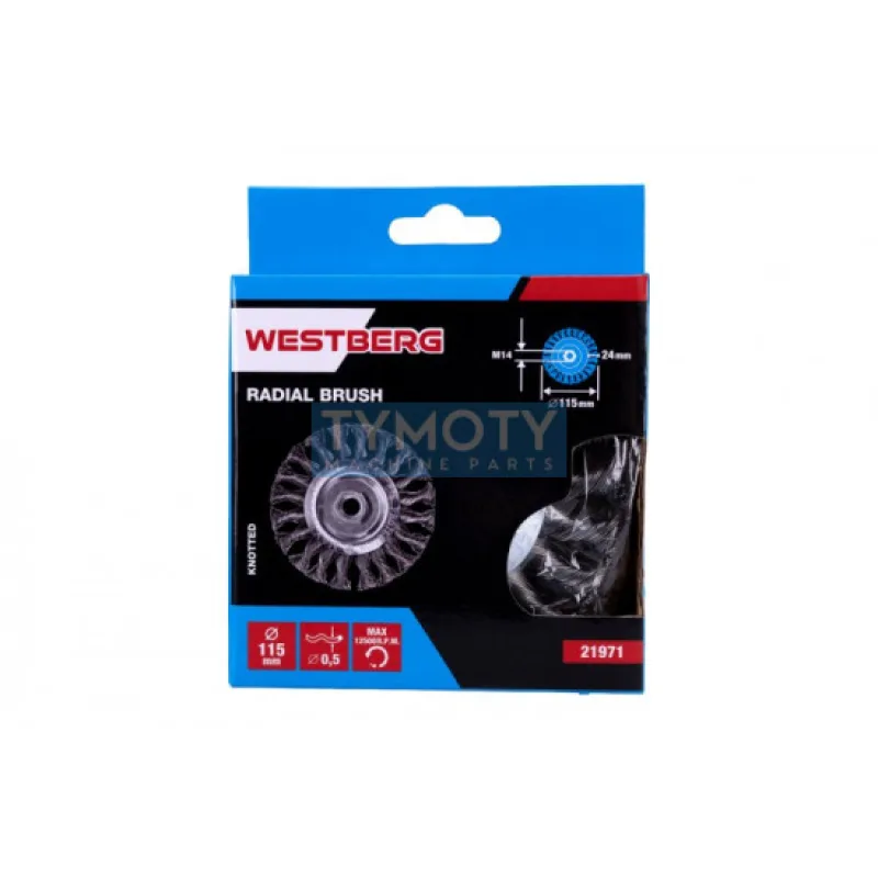 Kefa rotačné radiálne vrkoče WESTBERG 115mm M14