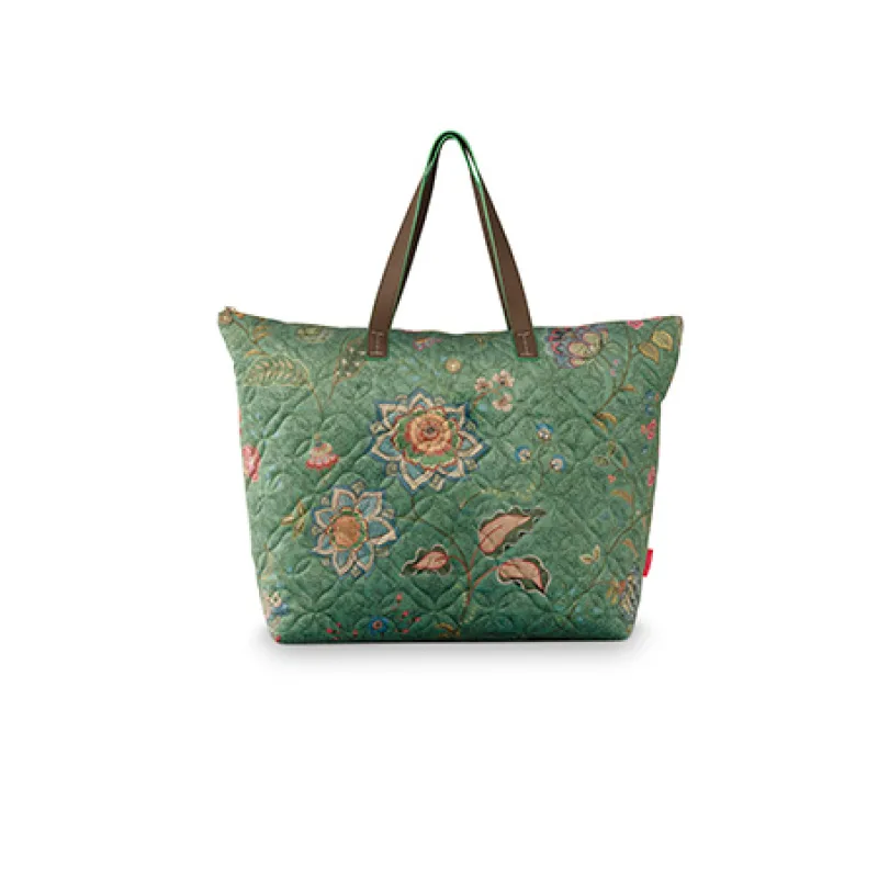Pip Studio Tilda Mumbai Morning velká taška - zelená
