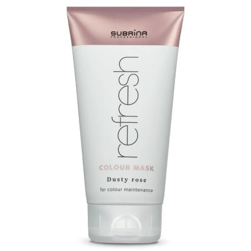 SUBRÍNA Refresh Colour Mask Dusty Rose 150ml - vyživujúca farbiaca maska na vlasy - ružová