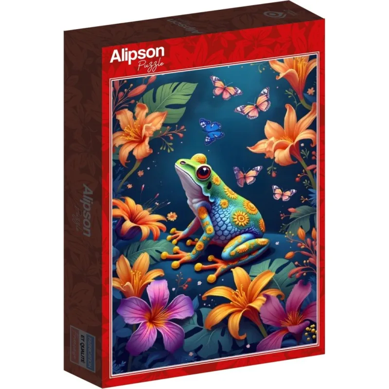 Puzzle Alipson 1000 dielikov Žabka a motýlí ples