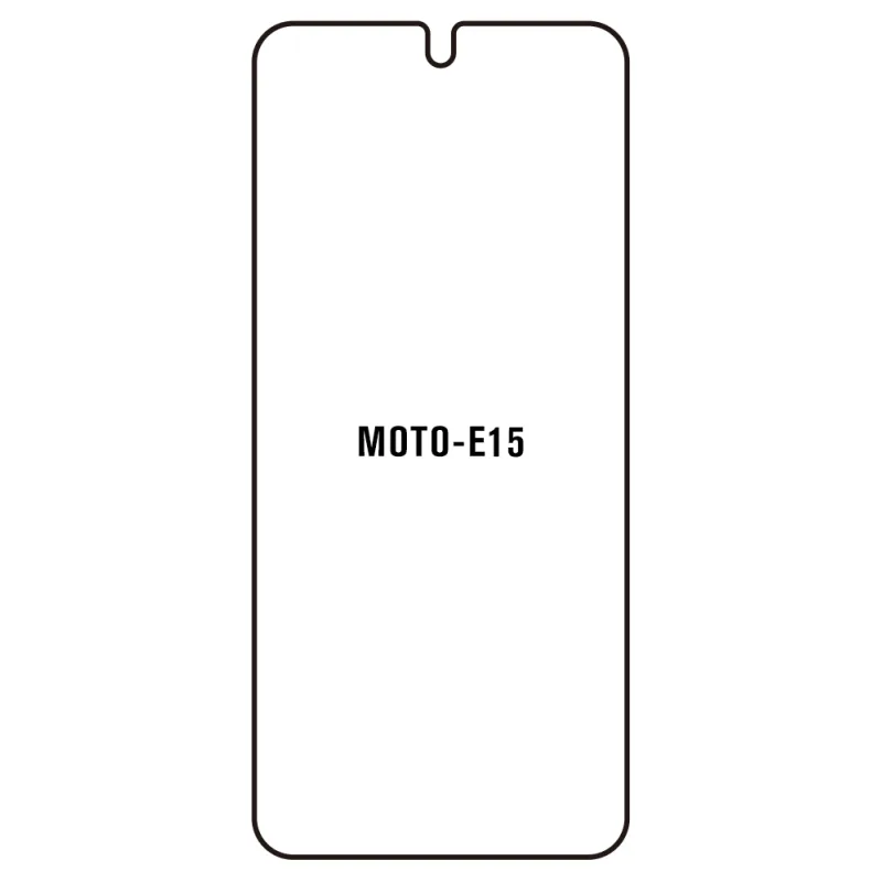 Sunshine Motorola E15 Predná Hydrogél ochranná fólia Strih: Predná 2, Typ fólie: Anti-Spy (Privacy)