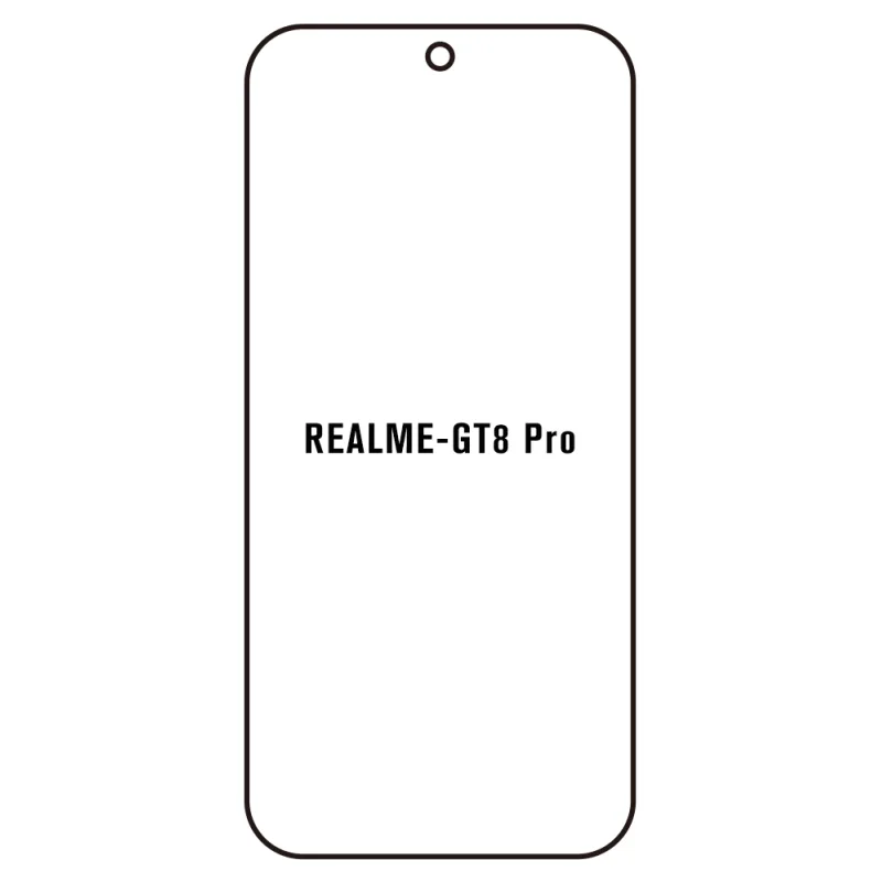 Sunshine Realme GT8 Pro Predná Hydrogél ochranná fólia Strih: Kompatibilná s krytom 2, Typ fólie: Číra