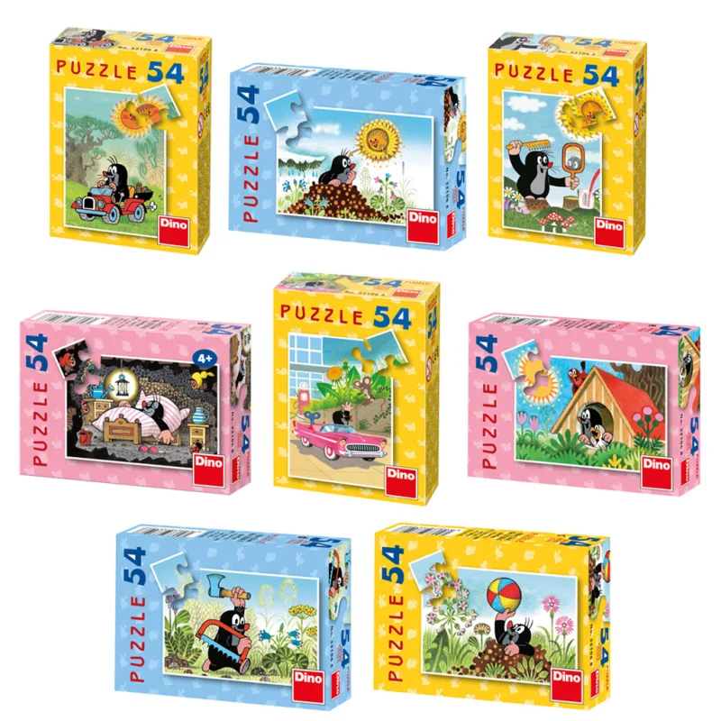 Dino Dino Papierové puzzle Krtko 54 dielikov