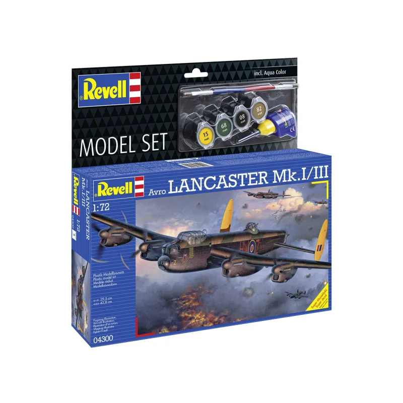 Revell ModelSet lietadlo 64300 - Avro Lancaster Mk.I/III (1:72)