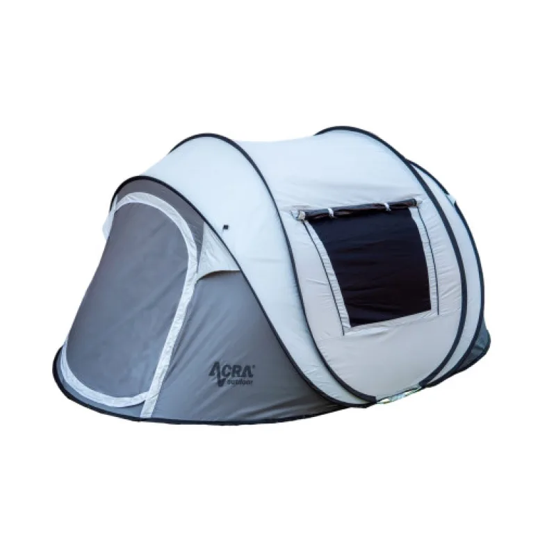 Acra Outdoor ST31 samorozkládací stan pro 2-3 osoby, stříbrný