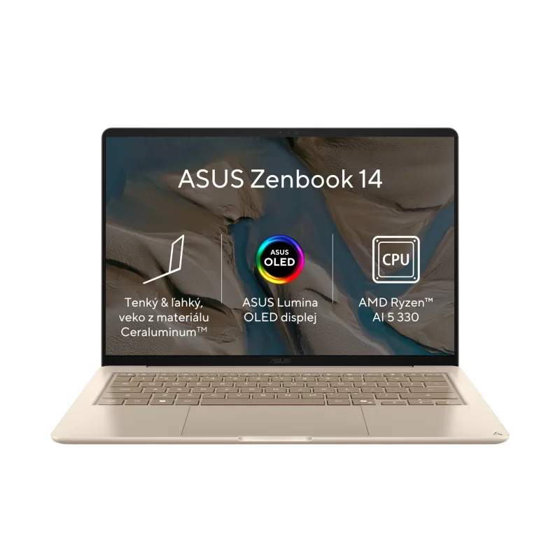 ASUS Zenbook 14/AI5-330/16GB/512GB SSD/AMD UMA/14" WUXGA/Win11Home…
