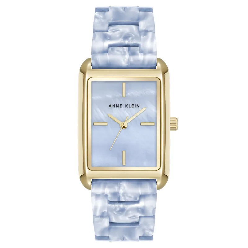 Anne Klein dámske štvorcové hodinky AK/5290GPLB