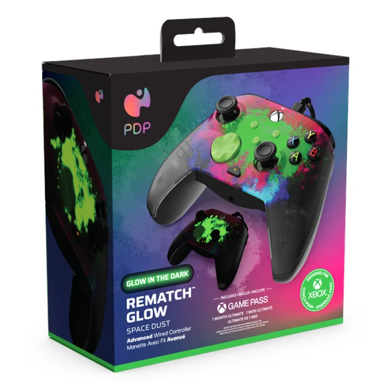 Rematch Wired Controller Space Dust Glow in the Dark (XSX/XONE/PC)