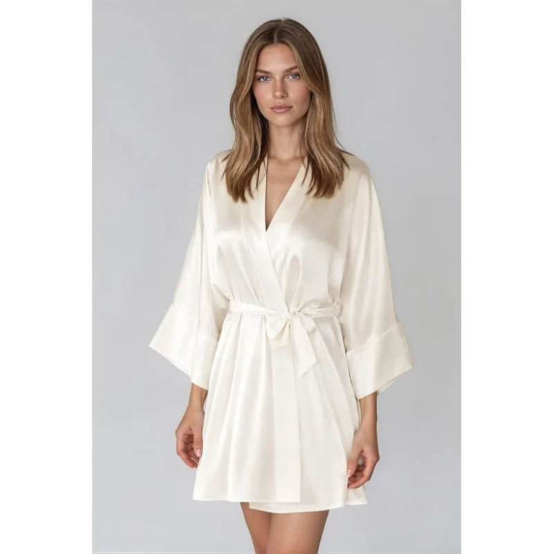 Elegantný župan Panama ecru 3XL