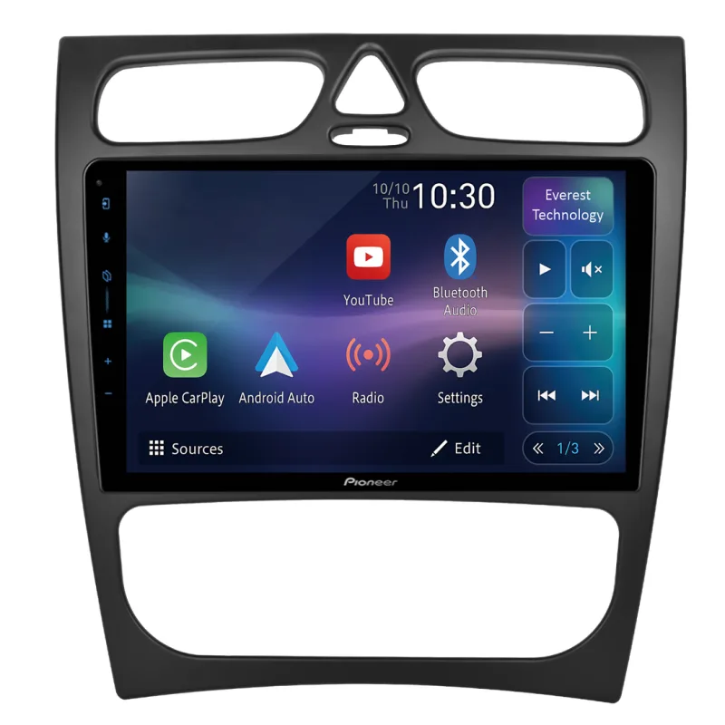 Pioneer 2DIN autorádio SPH-PF97BT, Mercedes-Benz C W203 / C S203 / C CL203 / CLK C209 / CLK A209 SPH-PF97BT/A7466