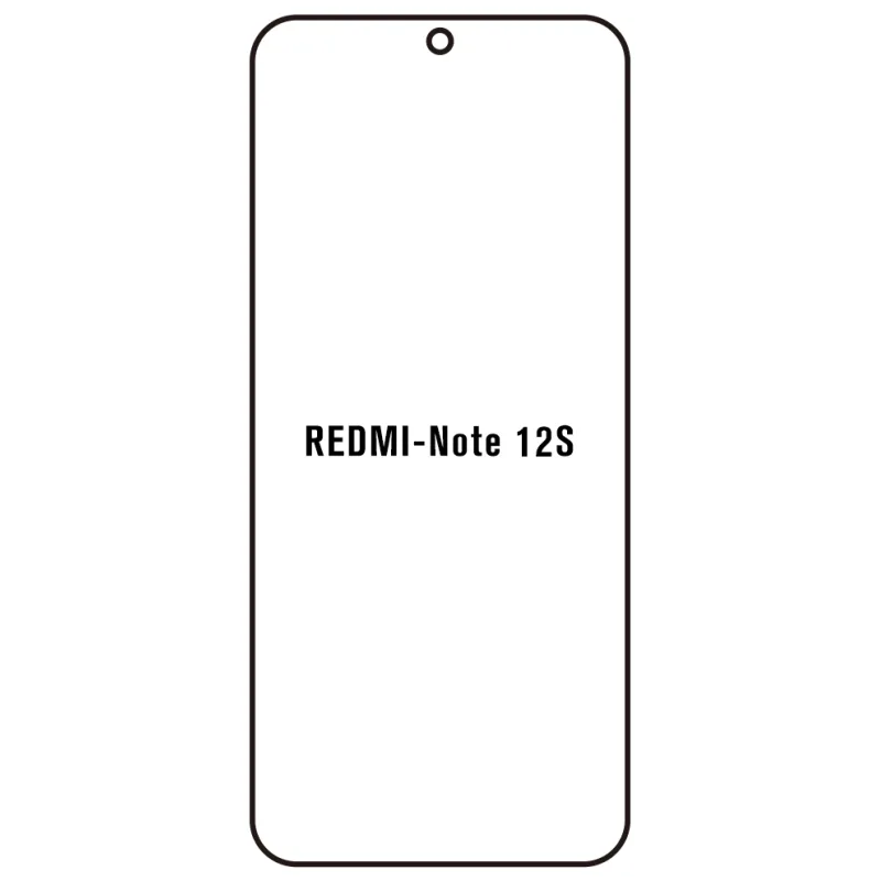 Sunshine Xiaomi Redmi Note 12S Predná Hydrogél ochranná fólia Strih: Kompatibilná s krytom, Typ fólie: Číra