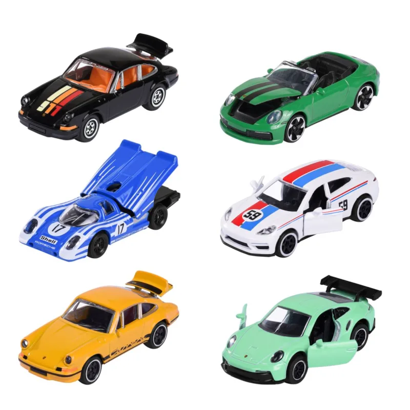 Majorette Autíčko Porsche Motorsport Premium, 6 druhov