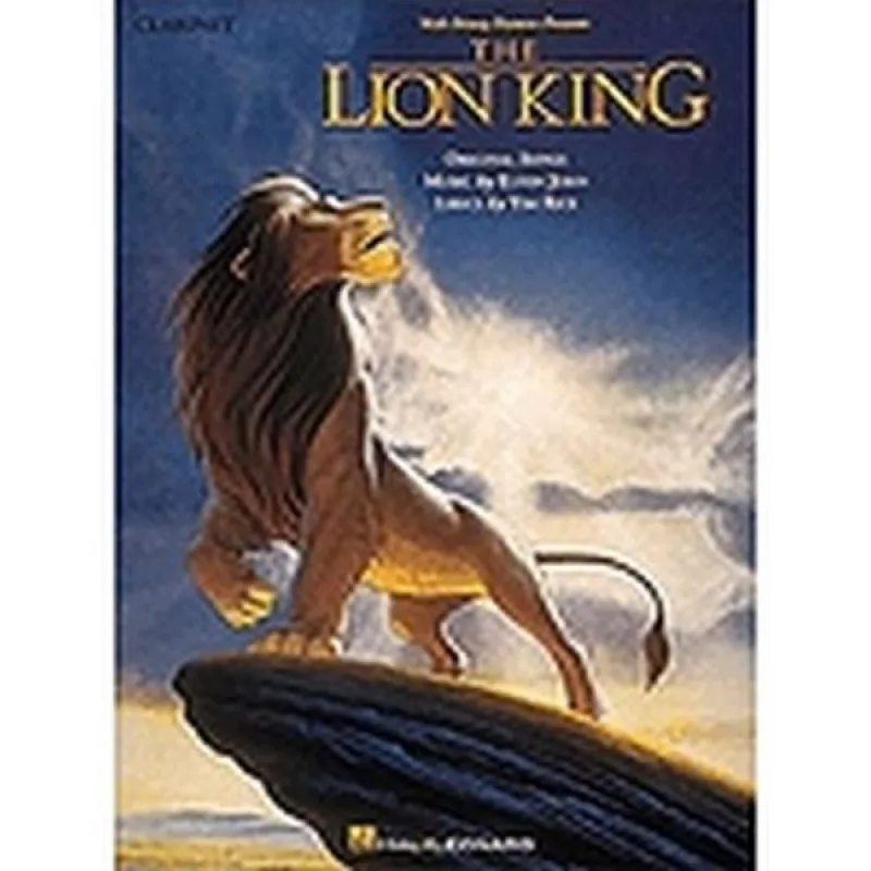 Hal Leonard Lion King Instrumental Solo Clarinet