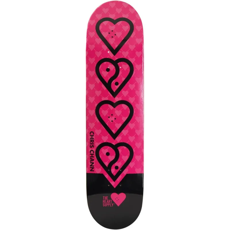 Heart Supply Chris Chann Pro Skate Doska (8"|Balance Neon)