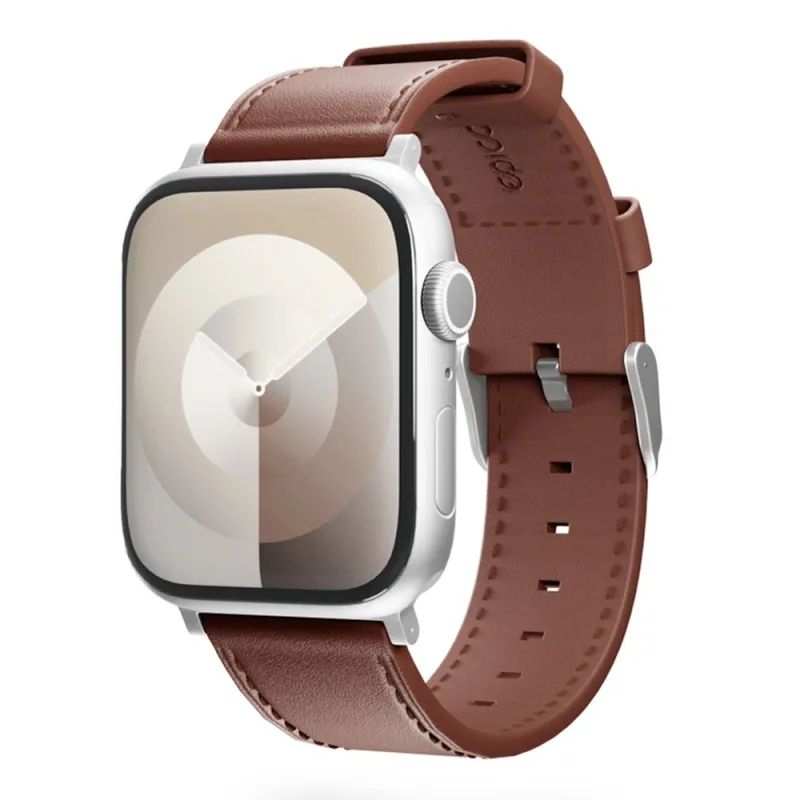 Epico Watch Strap Leather for Apple Watch SE/Series 1-9 (42/44/45 mm)/10 …