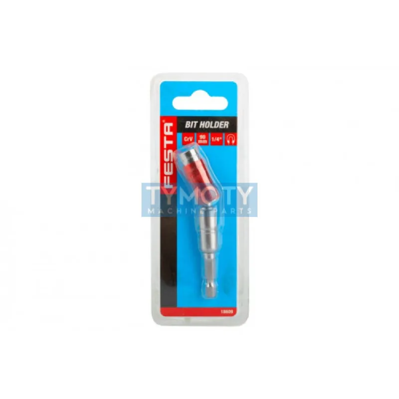 Nadstavec na bity kĺbový CrV 1/4" 90 mm s magnetom, FESTA 18609