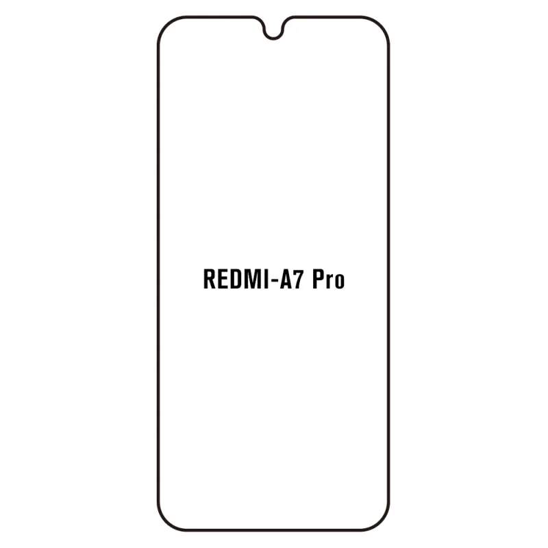 Sunshine Xiaomi Redmi A7 Pro Predná Hydrogél ochranná fólia Strih: Predná 2, Typ fólie: Anti-Spy (Privacy)