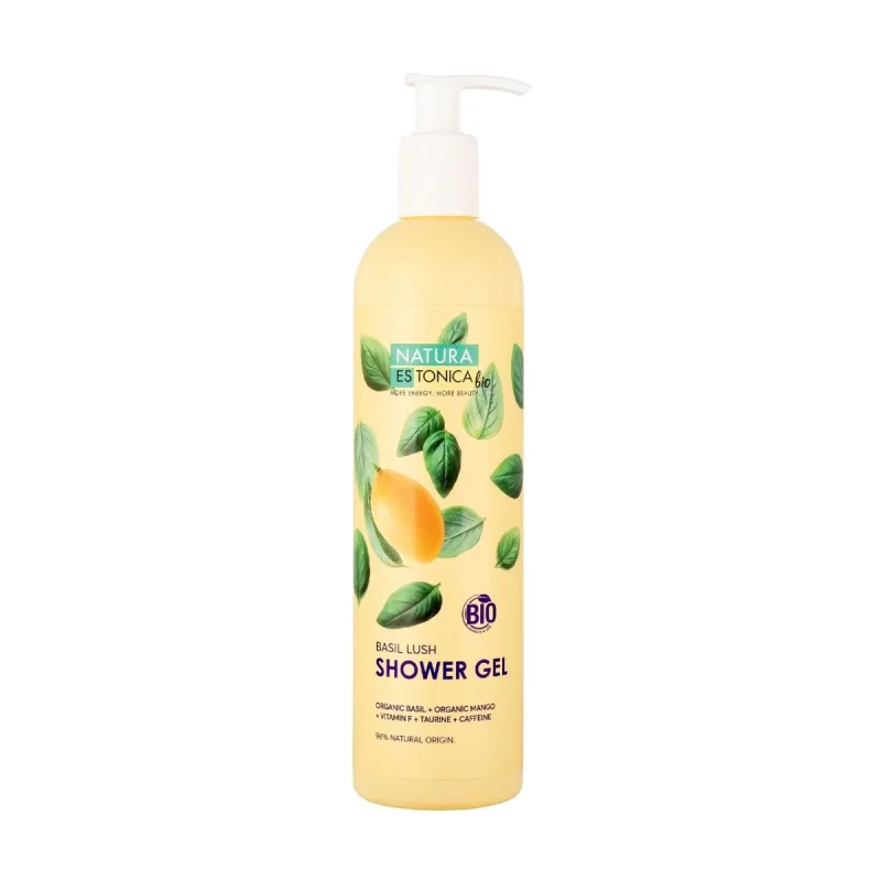 Natura Estonica Sprchový gél Basil Lush - 400 ml -