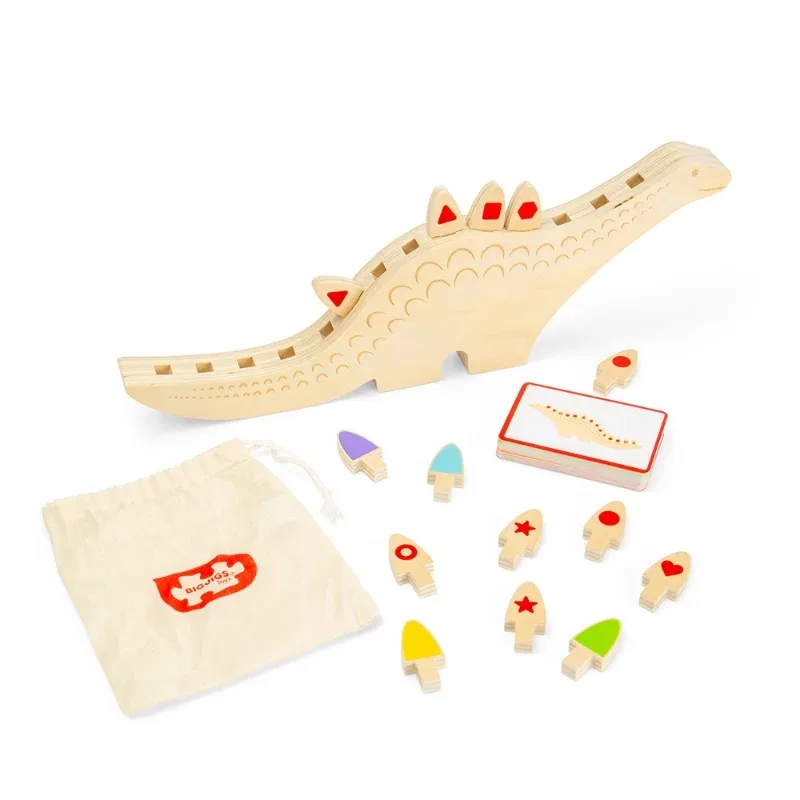 Bigjigs Toys Bigjigs Toys Drevená triediaca hra Dinosaurus