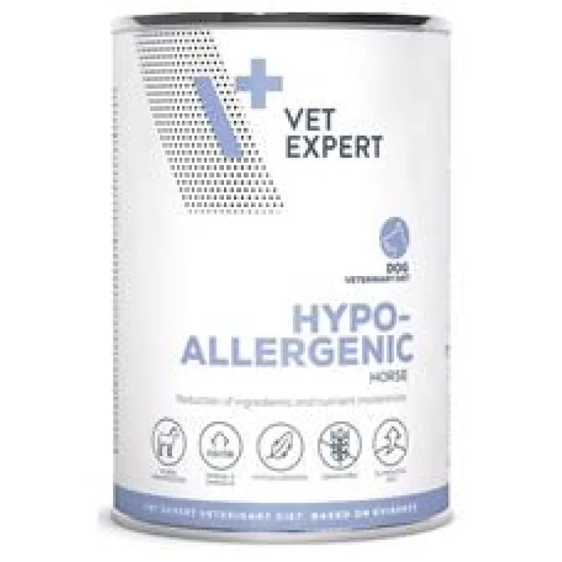 VetExpert VD Hypoallergenic Horse Dog konzerva 400g