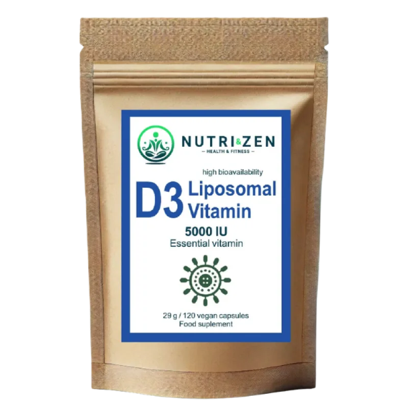 Lipozomálny D3 vitamín, 120 kapsúl, Nutri&Zen