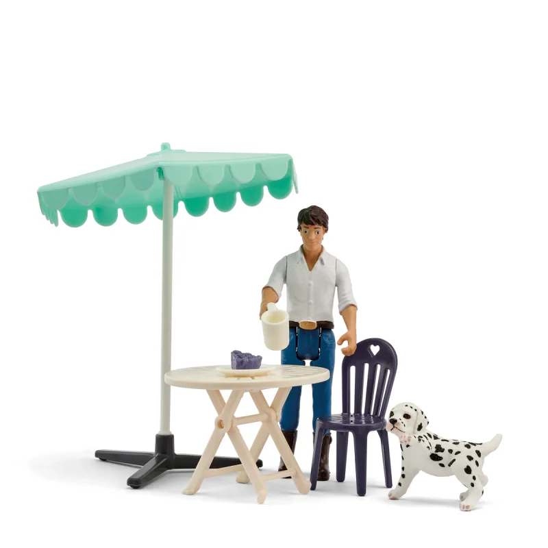 Schleich Posedenie pri káve
