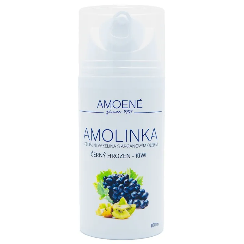 AMOENÉ AMOLINKA Luxusná vazelína s arganovým olejom 100ml - vôňa Kiwi a čierne hrozno