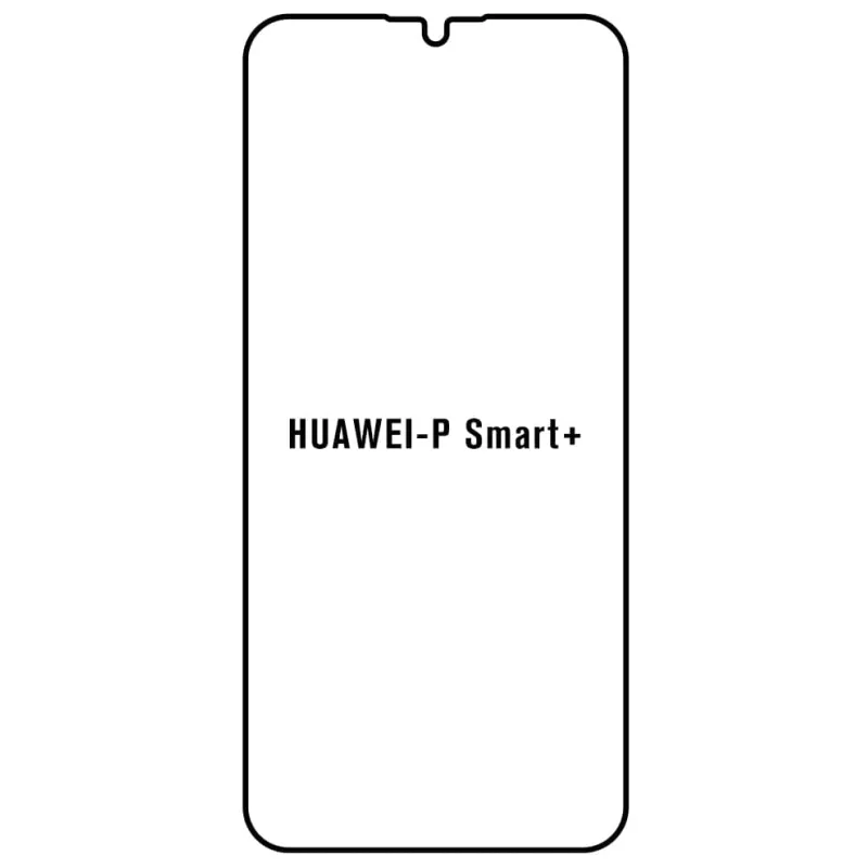Sunshine Huawei P Smart+ 2019 Predná Hydrogél ochranná fólia Strih: Predná 1, Typ fólie: Anti-Spy (Privacy)