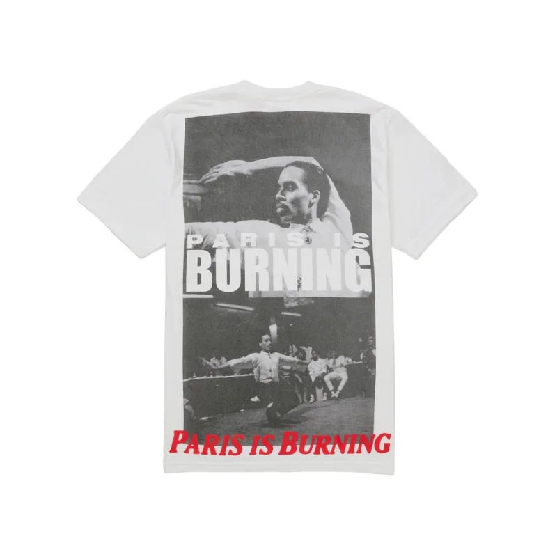 Supreme Paris Is Burning Tee White - S