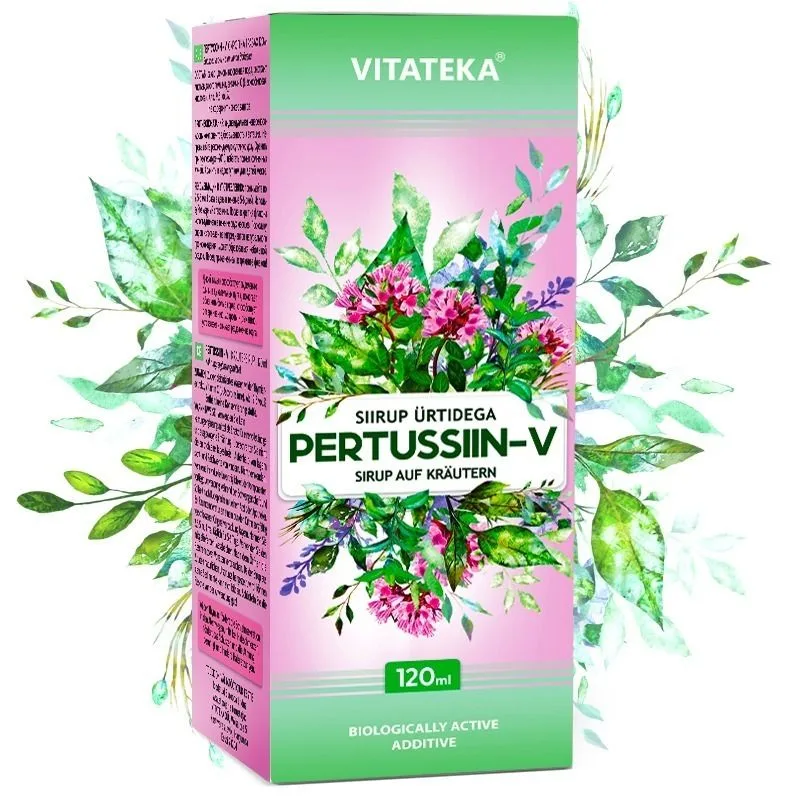 Vitateka Pertussin – bylinný sirup – 120 ml –
