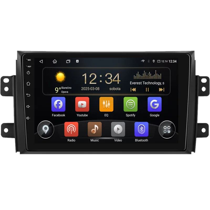 Isudar 2DIN autorádio T72-IEV149 Android, Suzuki SX4 T72-UN04M/A7283