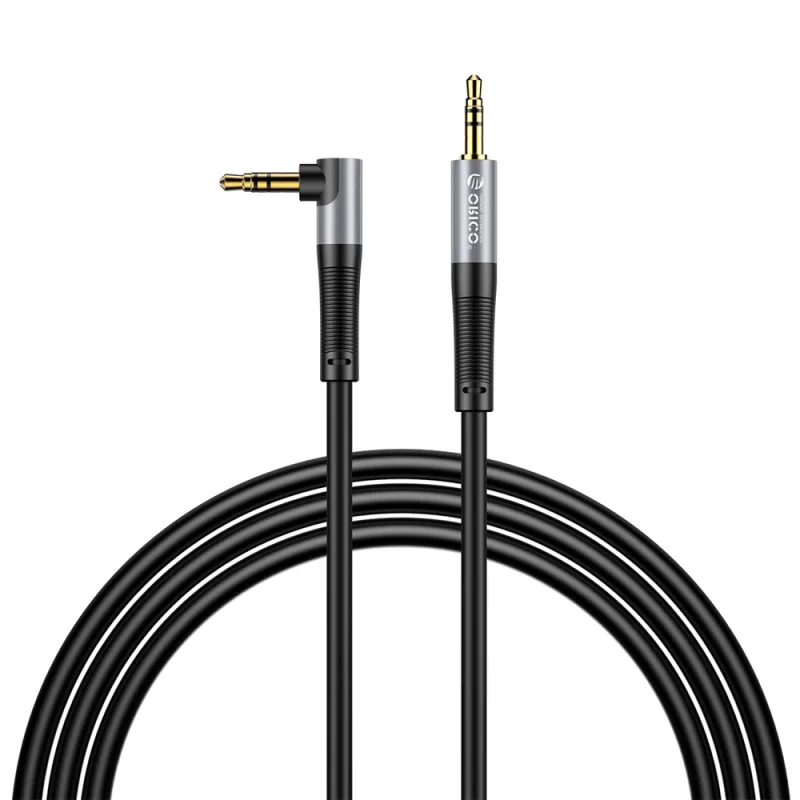 Orico AXW Mini Jack 3,5 mm uhlový audio kábel medzi samcom a samcom 5 m - čierny