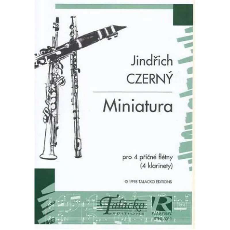 Talacko Editions Miniatura pro 4 příčné flétny (klarinety)