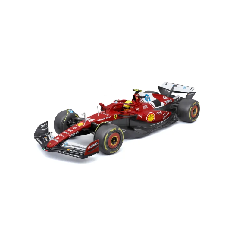 Bburago – RACE Formula F1 Ferrari SF-25 (2025) s prilbou, #44 Lewis Hamilton, 1:18