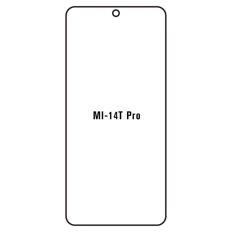 Sunshine Xiaomi 14T Pro Predná Hydrogél ochranná fólia Strih: Predná 2, Typ fólie: Číra