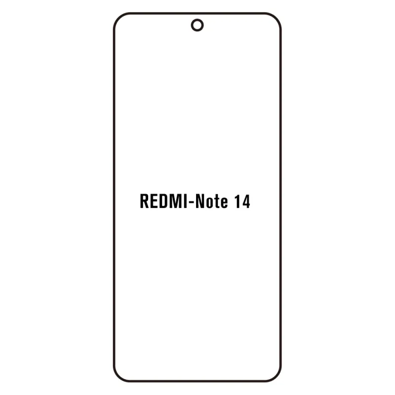 Sunshine Xiaomi Redmi Note 14 4G Predná Hydrogél ochranná fólia Strih: Kompatibilná s krytom 2, Typ fólie: Číra